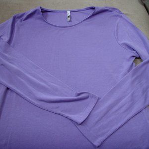 Purple Knit Top White Stag